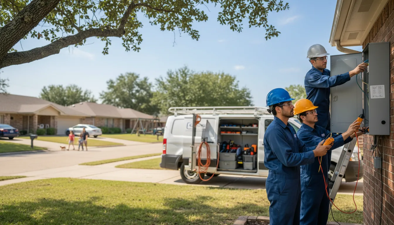 Certified electrician providing emergency electrical services in Table Rock, NE